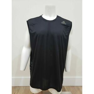 adidas FM2088 Mens Sz Small Tech Training Sleeveless HEAT.RDY Running Tank Black